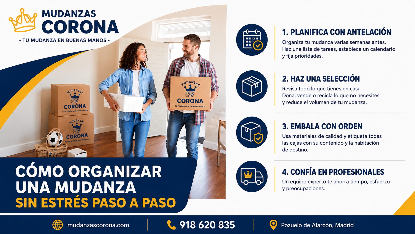 mudanzas en Pozuelo de Alarcón